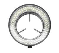 Hamwesh Microscope Led Ring Light, 144LED USB Powered Adjustable Illuminators with On Off Key, Led Light Ring for Stereo Microscopes Laboratory Research Engineering and Photography