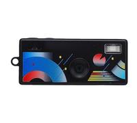 Hamwesh Mini Keychain Digital Camera, 0.96 Inch Color Screen with Built in Flash and Neck Strap, Type C Charging for Travel, Daily Life Recording and Festive Celebrations (Black)
