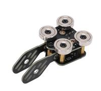 Hamwesh Mini Morse Code Key, Double Paddle CW Key with Type C Interface and Storage Box, Built in Magnet Automatic Shortwave Radio Telegraph for Amateur Radio Enthusiasts