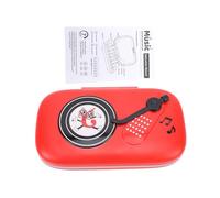 Hamwesh Mini Piano Toy, Portable Travel Electronic Keyboard with 7 Mode Music Rhythms Light Up, Toddler Piano for Music Learning, Kids Keyboard with Durable ABS for Infant Baby Gifts (Red)