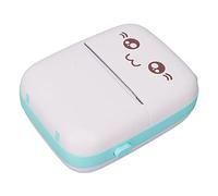 Hamwesh Mini Printer, Portable Thermal Printer with Wireless for Photo Receipt QR Code Label Note Printing (Blue)