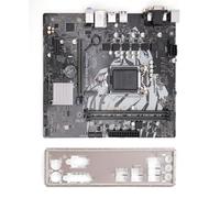 Hamwesh Motherboard, H410M D3V M2 2 DDR4 DIMM Slots 10th Gen CPU LGA 1200 M2 NVMe Support Desktop Mainboard, Gaming Computer Motherboard with Boost 3.0 Technology for Desktop PC Computer