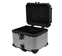 Hamwesh Motorcycle Top Case, 45L ABS Plastic Motorbike Tail Box with Washable PU Insulated Pad and Quick Release System, Anti Theft Motorcycle Top Box for Motorcycles with Roof Rack