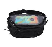 Hamwesh Motorcycle Waist Bag, Quick Expansion Handlebar Bag, with Phone Pouch Adjustable Straps for Commuting Adventure Cycling Hiking (25 * 13 * 13)