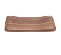 Hamwesh Mouse Wrist Rest, Solid Black Walnut Wood Ergonomic Support Pad Wooden Mouse Wrist Cushion, Wood Pad Support with Non Slip Base for Office Computer Desk