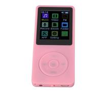 Hamwesh MP3 Player, 7 Sound Modes 8 Hours Battery 1.8in TFT Screen Bt Music Player, Portable Music with Voice Recorder for Outdoor Travel (Without Memory Storage)