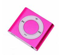 Hamwesh MP3 Player for Kids, Long Battery Life 18 Hours 64GB Expandable Memory Portable Music Player, HIFI Audio with Built in Speaker for Sports Running Hiking (Rose Red)