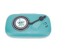 Hamwesh Music Rhythm Game Machine, Fast Push Electronic Organ with Music and Light, for Children Ages 3 to 16 (Green)