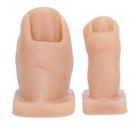 Hamwesh Nail Art Practice Toes, Soft Silicone Real Skin Texture (2)