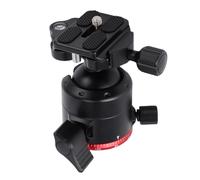 Hamwesh Panoramic Ball Head, 360° Rotating Base 720° Wide Angle Coverage Camera Ball Head, Tripod with Ergonomic Damping Knobs Bubble Level Universal Plate for DSLR Mirrorless