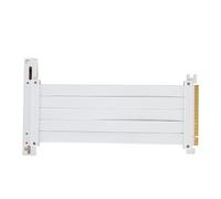 Hamwesh PCIE 4.0 Riser Cable, Flexible High Speed Extension Port 90 Degree Adapter for GPU Vertical Mount with Electromagnetic Interference Shielding for RTX 4090 4080 4070 4060 RX 7000 (60cm)