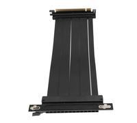 Hamwesh PCIE 4.0 X16 Riser Cable, Flexible GPU Riser Extension Cable, Vertical with Reverse Connector for RTX4090 RX8900 GPUs, Backward Compatible with PCIE 3.0 2.0 1.0, for (30cm)