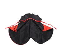 Hamwesh Pet Costume Cape, Reversible Halloween Cloak Red Black Design, Adjustable Dog and Cat Outfit with Lightweight Fabric for Holiday Dress Up