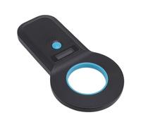 Hamwesh Pet Microchip Scanner, Double Frequency USB Type C Portable Microchip Reader, Animal Chip Reader with Built in 800mAh Battery for FDX B EMID ISO11784 85 (Black)