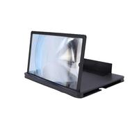 Hamwesh Phone Screen Magnifier, 14in Foldable Drawer Style Lens with 3x to 5x Distortion Free Magnification and Anti Blue Light Coating, Screen Magnifier for Cell Phone with Adjustable (Black)