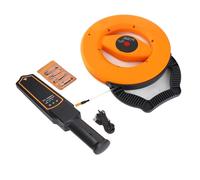 Hamwesh Pipe Blockage Detector, 30m/98.43ft Underground Pipe Locator, Water Line Locator with Reminder, 4 Probes, and Rechargeable Battery for Steel Iron and PVC Pipes