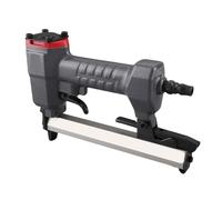 Hamwesh Pneumatic Brad Nailer, Compact Lightweight Design 100 Nail Capacity Finish Nailer Palm with 3 Hex Wrenches for Carpentry Flooring DIY Projects