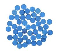 Hamwesh Pool Cue Tips, 50PCS Leather with 9mm 10mm 13mm Size Options Good Friction Pool Stick Tips Billiard Cue with Storage Box for Snooker Games (10mmm)