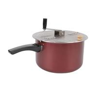 Hamwesh Popcorn Popper, Stainless Steel Stovetop Popcorn Maker with Hand Crank and 2 Cups, Campfire Pot with Stirring Handle for Induction Range, Campfire, and Home Kitchen