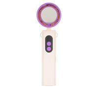 Hamwesh Portable Fan, 4000mAh High Capacity Battery Foldable Handheld Fan, Mini with Digital Display Lanyard for Travel Beach Outdoor Office (Pink)