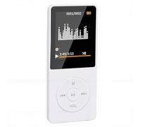 Hamwesh Portable HiFi BT 5.3 MP3 Player, with 1.8 Inch LCD Display (White)
