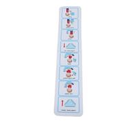 Hamwesh Potty Training Visual Schedule, Step By Step Guidance Water Proof Oxford Fabric Toilet Training Visual Schedule, Bathroom Routine Poster with Real Life Symbols for Boys