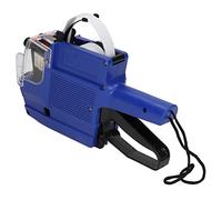 Hamwesh Price Tag, 2 Lines 10 Digits Printing for Symbols Prices Labels Expiration Dates Product Codes Price Guns, Marker Attacher Tool with Roll of Label Stickers and Ink Rolls for (Blue)