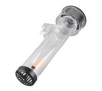 Hamwesh Protein Skimmer, Hand-Blown Borosilicate Glass with Lime Wood | Nano Protein Skimmer for Saltwater Aquarium, Hang on Back Design, Tank Foam Separator, Fish Tank Accessory