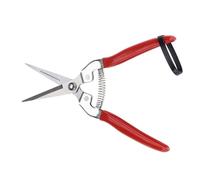 Hamwesh Pruning Shear Effortsaving Garden Scissors for Fruit Tree Bonsai, Stainless Steel Ergonomic Pruner Tool for Garden Workings (Straight Head)