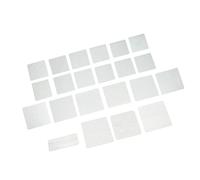 Hamwesh Quilting Templates, 22 Pcs Frosted PP Quilting Stencils Set with Machine and Hand Rulers for Sewing Patchwork Projects