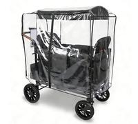 Hamwesh Rain Cover for Wagon, Water Proof Windproof Full Coverage Wagon Cover, Canopy for with Side Zippers Ventilation Holes for Wonderfold W4 Protection Comfort (125 * 55 * 110cm)