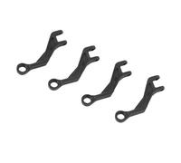 Hamwesh RC Helicopter Connecting Rod, 4PCS High Grade Plastic Linkage Rod Set Easy Installation Replacement Parts with Smooth Flight Performance for K170
