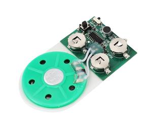 Hamwesh Recordable Greeting Card, 4 Minutes Voice Recording Module, Easy To Use Sound Chip Device With 3 A76 Batteries For Christmas Cards, Boxes, Crafts