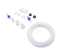 Hamwesh Refrigerator Water Line Kit, 1/4 Inch Food Grade PE Material Bend Resistant Ice Maker Water Line Kit, Fridge with Quick Connect Fittings for Refrigerator Ice Maker
