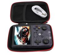 Hamwesh Retro Handheld Game Console, 3.5 Inch IPS Screen 4000mAh Battery with Dual 3D Sticks for 60+ Emulator Games Home Travel (128GB)