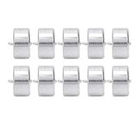 Hamwesh Robust 50g Metal Weight for School Physics Experiments, 10 Pieces, Equipped with Plastic Box