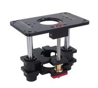 Hamwesh Router Lift System, Secure Locking Mechanism CNC Machined Aluminum Alloy Router Table Lift, Table Insert Plate with Versatile Application for 69mm Diameter Trimmer and 25