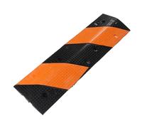Hamwesh Rubber Cable Ramp, Heavy Duty 2 Channel Wire Hose Protector with High Load Capacity for Indoor Outdoor Use Asphalt Concrete Gravel