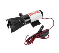 Hamwesh RV Macerator Pump, 12GPM Flow Rate Self Priming Sewage Pump, Portable Waste with 3/4in Garden Hose Connector and Stainless Steel Grinder for RV Boat Marine
