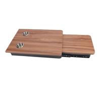 Hamwesh RV Table Top, Pull Out Extendable Tabletop Replacement for Yacht, RVs, Space Saving Removable Universal Rectangular Marine Boat Table Top, 23.62 X 15.75 X 3.94in (Brown)