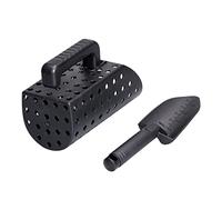 Hamwesh Sand Scoop Set, Sturdy ABS Plastic Lightweight Portable Metal Detecting Scoop, Beach Sand Sifter with Ergonomic Handle 1/2 Gallon Capacity for All Ages Beach Treasure