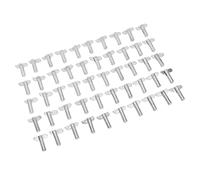 Hamwesh Scaffolding Coupling Pin, 50 Pcs 180 Degree Rotating Locking Pin with Galvanized for Mobile Scaffolding Joint Connector