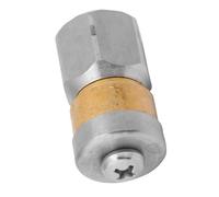 Hamwesh Sewer Jet Nozzle, 1/4BSP, 3 Rear Holes, Rotating | Pipe Cleaning Nozzle, Stainless Steel and Brass, 250 Bar, for Municipal and Commercial Sewer and Drain Cleaning