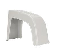 Hamwesh Shower Foot Rest, Non Slip Pedicure Foot Rest Stand with Built in Storage for Shaving Legs, Shower Stool for Bathroom 37 X 28 X 16.5 Cm (Beige)