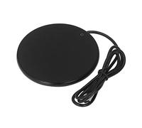 Hamwesh Smart Coffee Mug Warmer, 55C Constant Temperature, Compact Design, Tempered Glass, Automatic Power Off, with USB Charging, for Home Office Desk (Black)