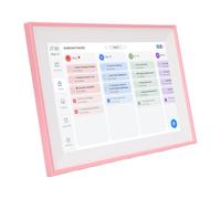 Hamwesh Smart Digital Calendar, 10.1 Inch Touchscreen Interactive Display Plug and Play for Chore Chart and Task Management, Electronic Calendar with WiFi Sync and Digital Picture Frame