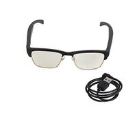 Hamwesh Smart Glasses, Bone Conduction Sound with Blue Tooth Glasses for Men Women P5 Open Ear HD Calls Noise Reduction Touch Switch Sports Music (B Gold)
