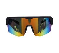 Hamwesh Smart Glasses, Polarized Lenses Bluetooth 5.3 Audio Sunglasses Cycling Glasses with Music Speaker for Gaming Travel Meeting (Colorful)