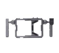 Hamwesh Smartphone Video Rig, Aluminum Alloy Universal Phone Cage Built in Bluetooth Remote Universal Adjustable Vlogging Case with 1/4 Inch UNC and Cold Shoe Mount for Recording