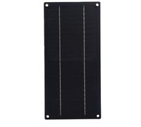 Hamwesh Solar Charge Controller, 6W Monocrystalline Silicon Solar Panel Controller Kit, Panel Kit with Intelligent Circuit High Current Charging and Flexible Bendable for